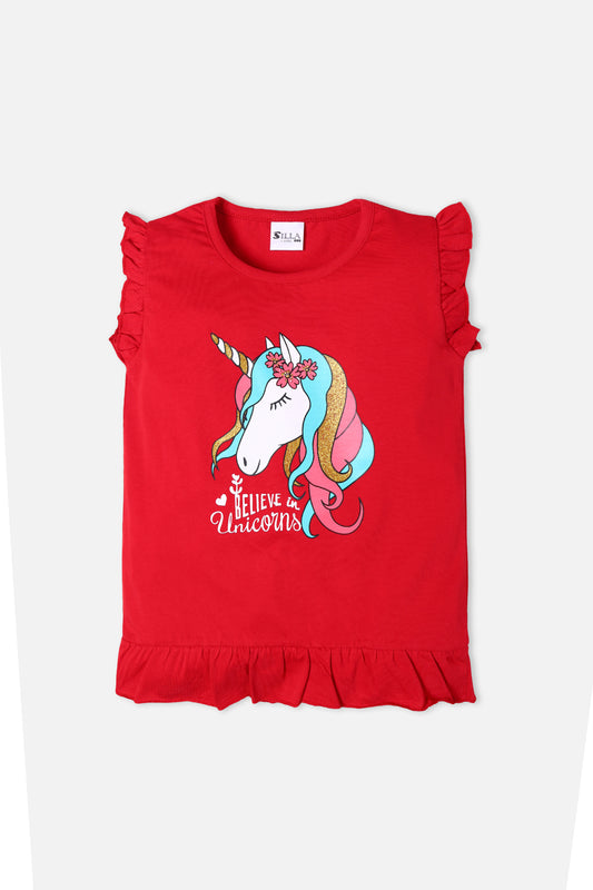 Unicorn graphic Top