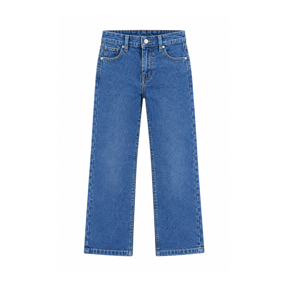 Kids’ Classic Denim Jeans – Straight-Leg Fit