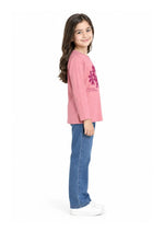 Premium Girls’ Graphic Full-Sleeve T-Shirt