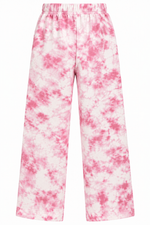Kids’ Pink Tie-Dye Wide-Leg Trouser