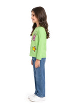 Girls’ Printed Full-Sleeve T-Shirt