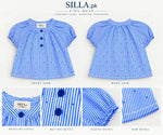Girls’ Premium Woven Striped Frock
