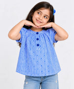 Girls’ Premium Woven Striped Frock