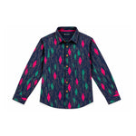Boys’ Printed Full-Sleeve Casual Shirt