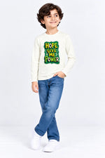 Premium Boys’ Graphic Long-Sleeve T-Shirt