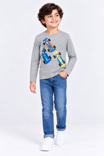 Premium Kids Boys Long-Sleeve T-Shirt