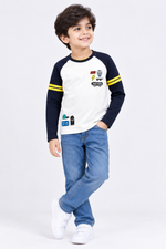 Premium Boys’ Raglan Graphic Full-Sleeve T-Shirt