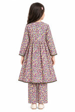 Premium Girls’ Printed Woven 2-Piece Suit