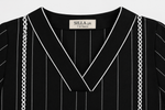 Premium Girls’ Woven 2-Piece Set – Striped Frock & Trouser