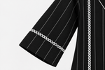 Premium Girls’ Woven 2-Piece Set – Striped Frock & Trouser