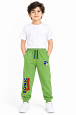 Boys’ Green Sonic Casual Trousers