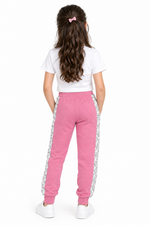 Girls Girls Pink Trouser with Printed Side Panels