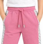 Girls Girls Pink Trouser with Printed Side Panels