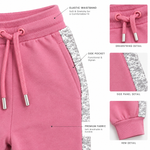 Girls Girls Pink Trouser with Printed Side Panels