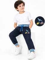 Boys’ Navy Blue Casual Trousers
