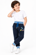 Boys’ Navy Blue Casual Trousers