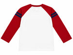 Boys’ Fire Truck Raglan Full-Sleeve T-Shirt