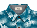 Boys’ Geometric Printed Full-Sleeve Shirt