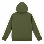 Boys 2-Piece Tracksuit – Olive Green & Cream