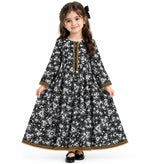 Girls Printed Flared Frock