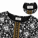 Girls Printed Flared Frock
