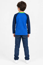 Boys’ Dino Attack Raglan Full-Sleeve T-Shirt