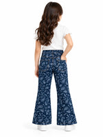 Paisley Print Wide-Leg Pants
