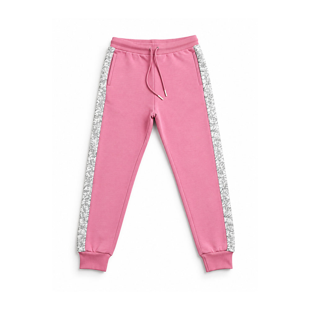 Girls Girls Pink Trouser with Printed Side Panels