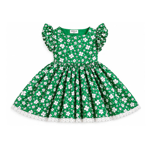 Girls Floral Printed Frock