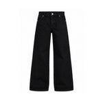 Black Wide-Leg Denim Pant