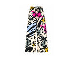 Girls Multicolor Printed Wide-Leg Trouser