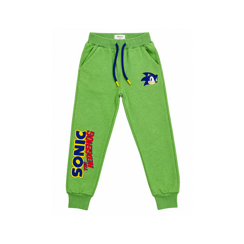 Boys’ Green Sonic Casual Trousers