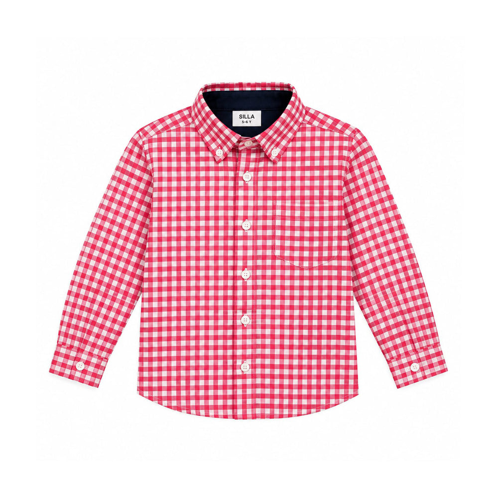 Boys’ Red Checkered Shirt