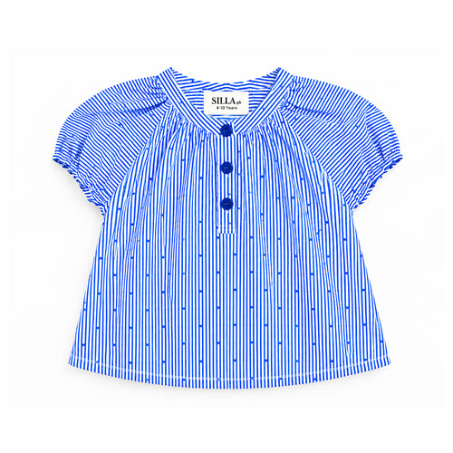 Girls’ Premium Woven Striped Frock