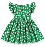 Girls Floral Printed Frock