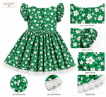 Girls Floral Printed Frock