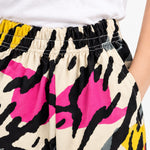 Girls Multicolor Printed Wide-Leg Trouser