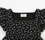 Girls' Floral Ruffle Dress