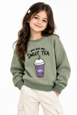 Girls Printed Sweatshirt