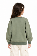 Girls Printed Sweatshirt