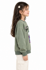Girls Printed Sweatshirt