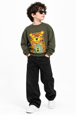 Boys’ Printed Crewneck Sweatshirt