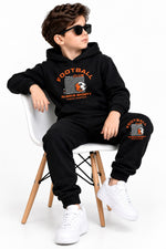 Boys’ Football Printed Hoodie & Trouser Set