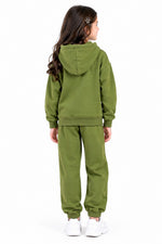 Girls’ Printed Hoodie & Trouser Set