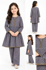 Girls’ Printed Kurta & Palazzo Set