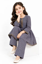 Girls’ Printed Kurta & Palazzo Set