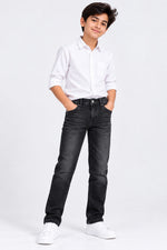 Boys Black Denim Jeans