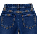 Girls Denim Wide-Leg Pants