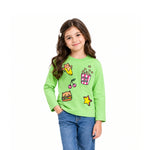 Girls’ Printed Full-Sleeve T-Shirt