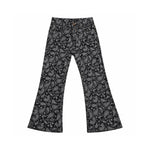Paisley Print Wide-Leg Pants